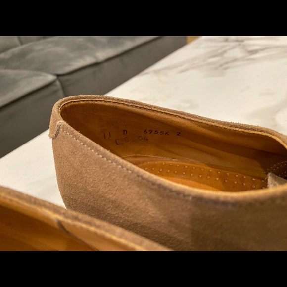 Cole Haan Suede Shoes Light Brown Size 11 - Picture 5 of 6